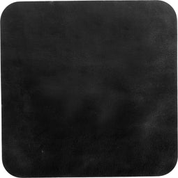 XLBoom Ellis Luxe Placemat Vierkant - 100% Leer - Zwart - 35 cm