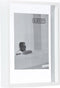 XLBoom Floating Box Fotolijst - In Hout - Wit - Fotoformaat 28x35.5cm