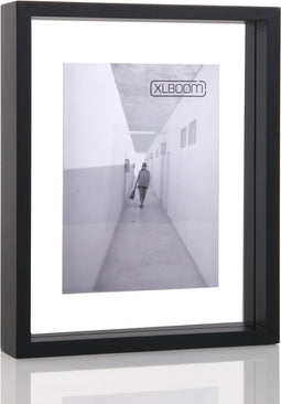 XLBoom Floating Box Fotolijst - In Hout - Zwart - Fotoformaat 20x25