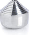 XLBoom Laps Kaarsenhouder - In Aluminium - Zilver - 11 x 11 x 10,5cm