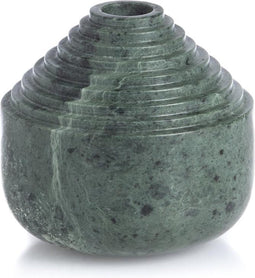 XLBoom Laps Kaarsenhouder - In Marmer - Groen - 11 x 11 x 10,5cm