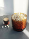 XLBoom Lima Schaal Large - Rond - Glas - Amber - Ø 21 cm