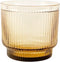 XLBoom Lima Schaal Large - Rond - Glas - Licht Amber - Ø 21 cm