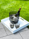 XLBoom Lima Schaal Medium - Rond - Glas - Lichtgroen - Ø 18 cm