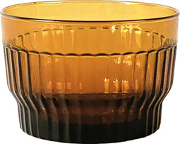 XLBoom Lima Schaal Small - Rond - Glas - Amber - Ø 12 cm