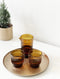 XLBoom Lima Schaal Small - Rond - Glas - Amber - Ø 12 cm