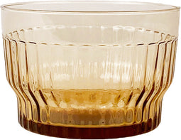 XLBoom Lima Schaal Small - Rond - Glas - Licht Amber - Ø 12 cm