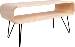 XLBoom - Metro Coffee Table Timber /Black Legs