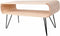 XLBoom - Metro Coffee Table Timber /Black Legs