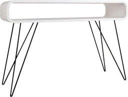 XLBoom Metro Consoletafel - in Hout - Wit - 120 × 40 × 80,5 cm