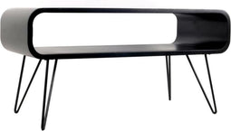 XLBoom Metro Salontafel - in Hout - Zwart - 90 × 40 × 45 cm
