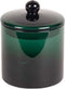 XLBoom MIKA Large - Voorraadpot met deksel - Groen glas - Ø13,5cm x h17cm