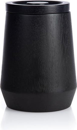 XLBoom - NERO BOWL High - Pot met deksel HOOG - Zwart rubberhout - Ø13.5cm x h18cm