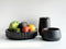 XLBoom - NERO BOWL Large - Schaal van zwart rubberhout - Ø25cm x h10cm
