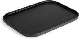 XLBoom - NERO rechthoekig dienblad Large - Zwart rubberhout - 35x25xh2cm
