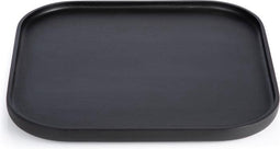 XLBoom - NERO vierkant dienblad Large - Zwart rubberhout - 30x30xh2cm