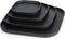 XLBoom - NERO vierkant dienblad Small - Zwart rubberhout - 20x20xh2cm