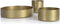 XLBoom Noella Schaal Large - Rond - Mat Goud - Ø 30 cm