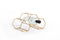 XLBoom Pico Wijnrek - Messing - 3 Flessen - 30 × 18 × 16 cm