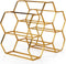 XLBoom Pico Wijnrek - Messing - 6 Flessen - 30 × 18 × 26 cm