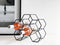 XLBoom Pico Wijnrek - Messing - 6 Flessen - 30 × 18 × 26 cm
