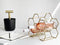 XLBoom Pico Wijnrek - Messing - 6 Flessen - 30 × 18 × 26 cm