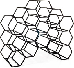 XLBoom Pico Wijnrek - Zwart - 15 Flessen - 41,5 × 18 × 47,5 cm