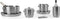 XLBoom Rondo Dienbladtafel - Rond - Zuiver RVS - 28 × 28 × 64 cm