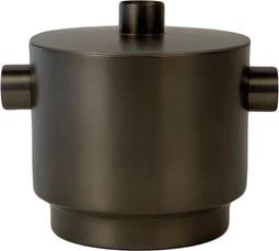 XLBoom Rondo IJsemmer - RVS - Zwart - 20 × 20 × 18 cm