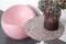 XLBoom Roze Mat Ball Chair - Loungebank - Gerecycleerd ABS - 55 × 55 × 50 cm