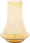 XLBoom Spinn Vaas Medium - Glas - Voor Binnen - Licht Amber - 20 × 20 × 25 cm