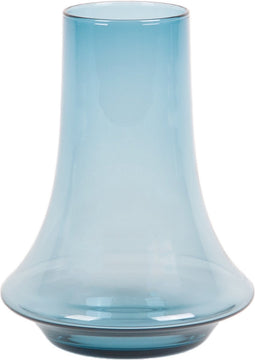 XLBoom Spinn Vaas Medium - Glas - Voor Binnen - Lichtblauw - 20 × 20 × 25 cm