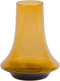XLBoom Spinn Vaas Small - Glas - Voor Binnen - Amber - 15 × 15 × 18,75 cm