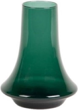 XLBoom Spinn Vaas Small - Glas - Voor Binnen - Groen - 15 × 15 × 18,75 cm
