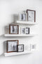 XLBoom Square Floating Box Fotolijst - In Hout - Walnoot - Fotoformaat 32x32cm