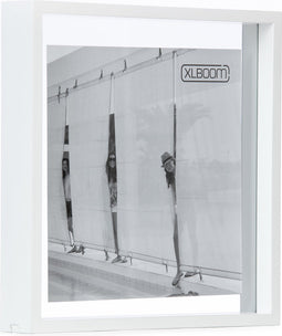 XLBoom Square Floating Box Fotolijst - In Hout - Wit - Fotoformaat 32x32cm