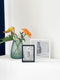 XLBoom Square Floating Box Fotolijst - In Hout - Wit - Fotoformaat 25x25cm