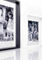 XLBoom Square Floating Box Fotolijst - In Hout - Zwart - Fotoformaat 25x25cm