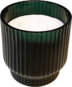 XLBoom Volta Large "Forest Mist" Geurkaars - in Glas - 140 branduren - Groen - Ø15 cm