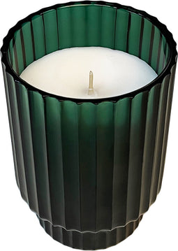 XLBoom Volta Medium "Forest Mist" Geurkaars - in Glas - 60 branduren - Groen - Ø9 cm
