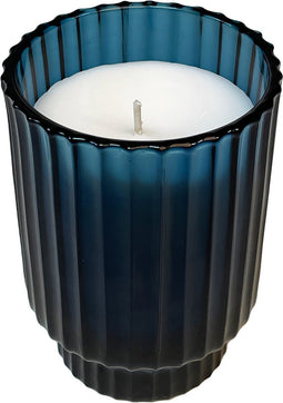 XLBoom Volta Medium "Ocean Bliss" Geurkaars - in Glas - 60 branduren - Blauw - Ø9 cm