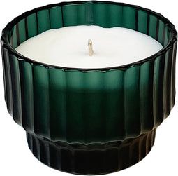 XLBoom Volta Small "Forest Mist" Geurkaars - in Glas - 30 branduren - Groen - Ø9,5 cm