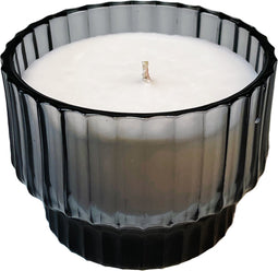 XLBoom Volta Small "Morning Glow" Geurkaars - in Glas - 30 branduren - Grijs - Ø9,5 cm