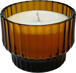 XLBoom Volta Small "Sunday Touch" Geurkaars - in Glas - 30 branduren - Amber - Ø9,5 cm