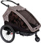 XLC DuoS Fietskar - Antraciet - BS-C10 - Voor twee kinderen - Kinderwagen - Jogger