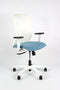 Linea Tekna White 01 - Bureaustoel - Ergonomisch EN1335 -Multi verstelbaar- Wit/Blauw