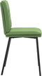 vidaXL - Eetkamerstoelen - 2 - st - fluweel - lichtgroen