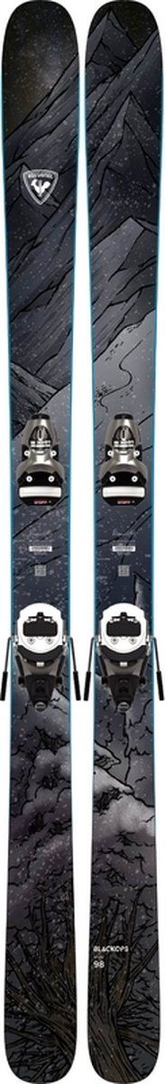 Rossignol Blackops 98 - Freeride ski's - Inclusief Look Pivot 15 GW B115 bindingen - Zwart