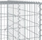 vidaXL - Schanskorf - 350x100x200 - cm - gegalvaniseerd - ijzer - zilverkleurig