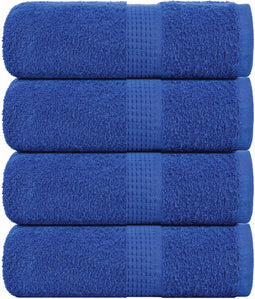 vidaXL - Gastendoekjes - 4 - st - 30x50 - cm - 360 - g/m² - 100% - katoen - blauw